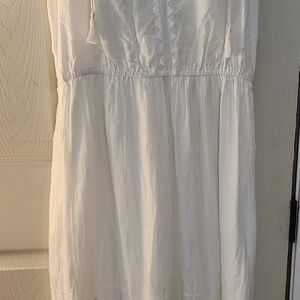 Joie White Sweetheart Maxi Sundress